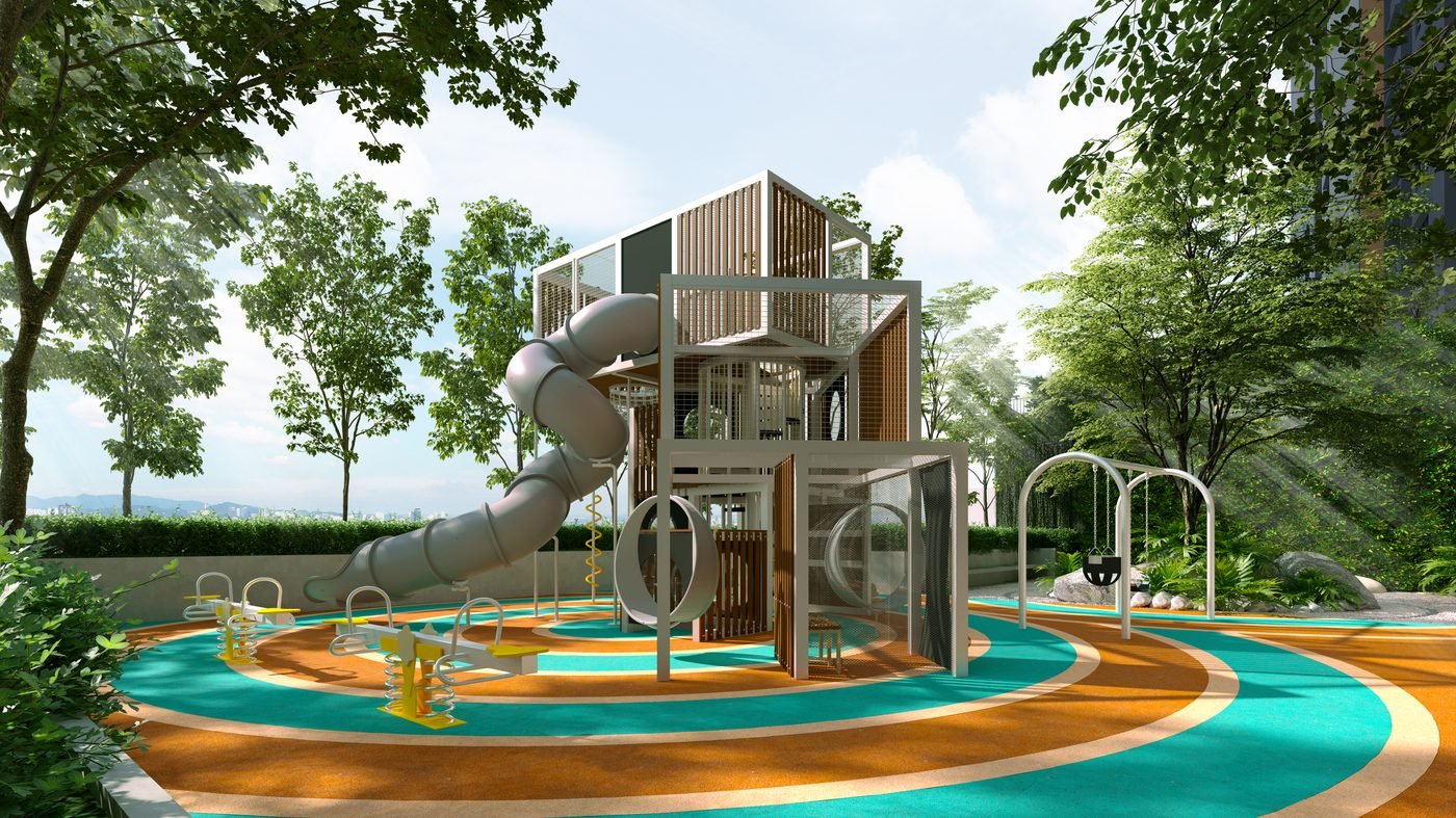 Ripple Playground for children at D'Evia Residences