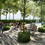 Tree Shade Retreat seating at D'Evia Residences
