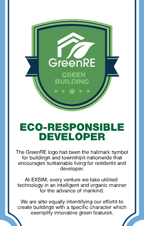 GreenRE Green Building certification badge